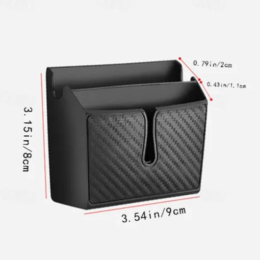 Car Mobile Phone Storage Box Self Adhesive Front Seat Car Organizer Universal Vehicle Dashboard Pocket Holder Car Accessories Car Accessories