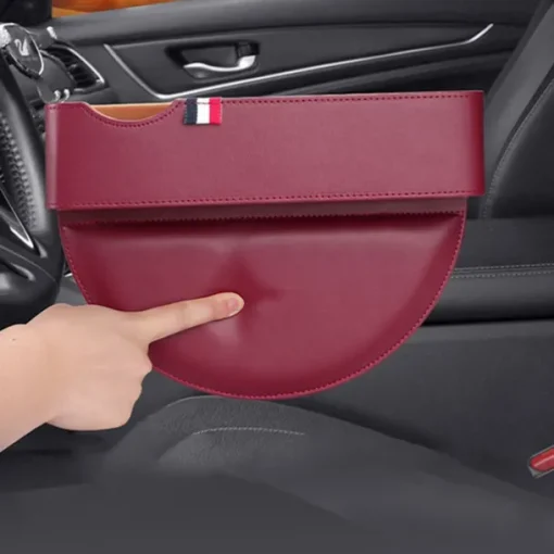 Car Seat Gap Storage Filler Organizer, Car Organizer Front Seat, Pack Auto Console Side Storage Box with Cup Holders,Car Organizers and Storage for Holding Phone, Sunglasses, Wallet Car Accessories