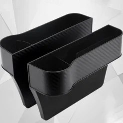 Car Seat Gap Storage Filler Organizer, Car Organizer Front Seat, Pack Auto Console Side Storage Box with Cup Holders,Car Organizers and Storage for Holding Phone, Sunglasses, Wallet Car Accessories