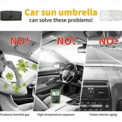Car Sun Shade Protector Parasol Auto Front Window Sunshade Covers Car Sun Protector Interior Windshield Protection Accessories Car Accessories