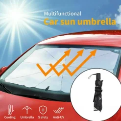 Car Sun Shade Protector Parasol Auto Front Window Sunshade Covers Car Sun Protector Interior Windshield Protection Accessories Car Accessories