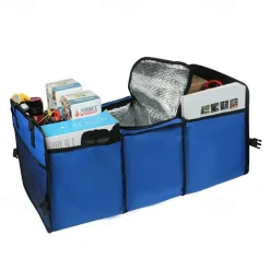 Car Trunk Storage Box Foldable Anti-slip Car Storage Box Toy Food Storage Bag Car Organize Car Accessories
