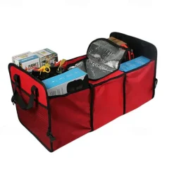 Car Trunk Storage Box Foldable Anti-slip Car Storage Box Toy Food Storage Bag Car Organize Car Accessories