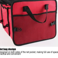 Car Trunk Storage Box Foldable Anti-slip Car Storage Box Toy Food Storage Bag Car Organize Car Accessories