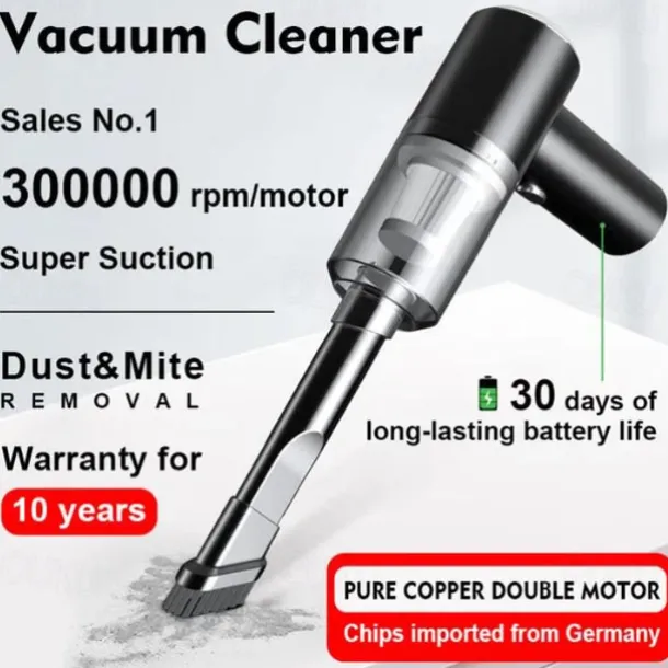 Car Vacuum Cleaner Household Portable High Power Wireless Vacuum Cleaner Mini Car Strong Suction Handheld Vacuum Cleaner