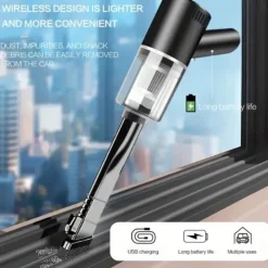 Car Vacuum Cleaner Household Portable High Power Wireless Vacuum Cleaner Mini Car Strong Suction Handheld Vacuum Cleaner