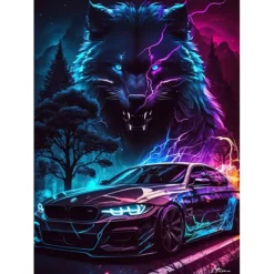 Car Wall Art Canvas Prints and Posters Pictures Decorative Fabric Painting For Living Room Pictures No Frame