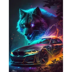 Car Wall Art Canvas Prints and Posters Pictures Decorative Fabric Painting For Living Room Pictures No Frame
