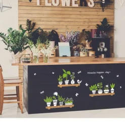 Cartoon Wall Stickers Pre-pasted PVC Removable Stickers, Home Decoration Wall Decal Wall Stickers for bedroom living room Bedroom / Kids Room &amp