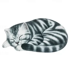 Cats Irregular Doormat Kitchen Mat Floor Mat Non-Slip Area Rug Oil Proof Rug Indoor Outdoor Mat Bedroom Decor Bathroom Mat Entrance Rug