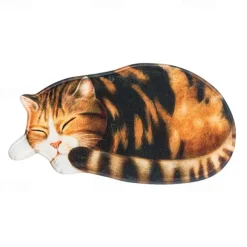 Cats Irregular Doormat Kitchen Mat Floor Mat Non-Slip Area Rug Oil Proof Rug Indoor Outdoor Mat Bedroom Decor Bathroom Mat Entrance Rug