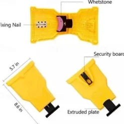 Chainsaw Teeth Sharpener, Universal Chain Saw Blade Sharpener, Fast Working Chainsaw Sharpening Tool, Portable Chain Saw Sharpener Kit for 12