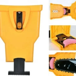 Chainsaw Teeth Sharpener, Universal Chain Saw Blade Sharpener, Fast Working Chainsaw Sharpening Tool, Portable Chain Saw Sharpener Kit for 12