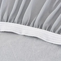 Chair Cover with Skirt Hem Elegant and Stylish Design Soft and Durable Fabric Perfect for Dining Room or Special Occasions Provides Full Chair Protection Easy to Install and Machine Washable