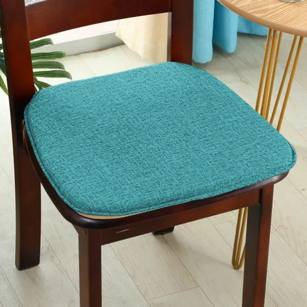 Chair Cushion Dining Chair Seat Pad Non Slip Memory Foam Chair Pad with Ties Non Skid Rubber Back U-Shaped Seat Cover