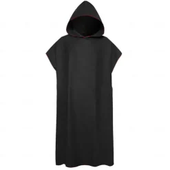 Changing Robe Hooded Poncho Towel Quick Dry Lightweight Changing Towel Extra Long in Microfibre Surf Poncho Universal Size for Men Women Adults, Suitable for Swimming Surfing and Beach