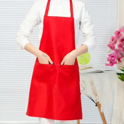 Chef Apron For Women and Men, Kitchen Cooking Apron, Personalised Gardening Apron with Pocket, Cotton Canvas Work Apron Cross Back Heavy Duty Adjustable