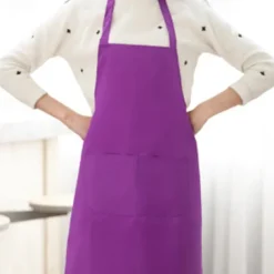 Chef Apron For Women and Men, Kitchen Cooking Apron, Personalised Gardening Apron with Pocket, Cotton Canvas Work Apron Cross Back Heavy Duty Adjustable