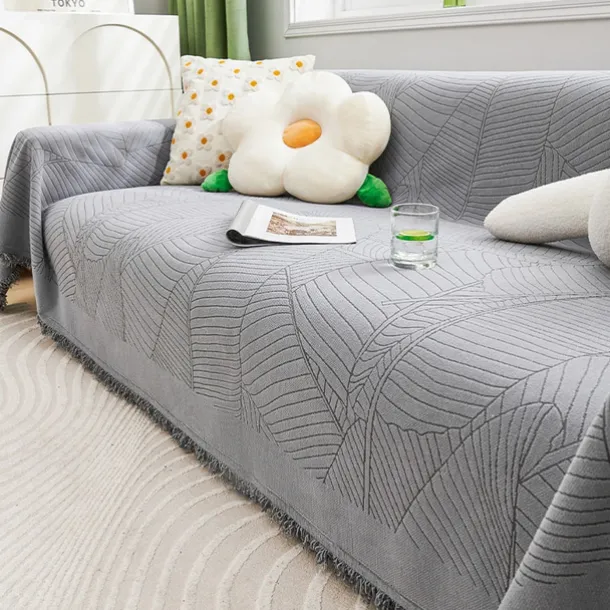 Chenille Sofa Cover Couch Cover Sage Green Couch Protector Sofa Blanket Sofa Throw Cover for Couches Washable Sectional Sofa Couch Covers for Dogs