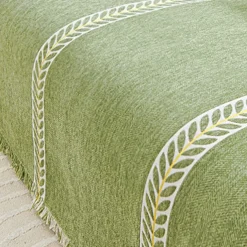 Chenille Sofa Cover Couch Cover Sage Green Couch Protector Sofa Blanket Sofa Throw Cover for Couches Washable Sectional Sofa Couch Covers for Dogs