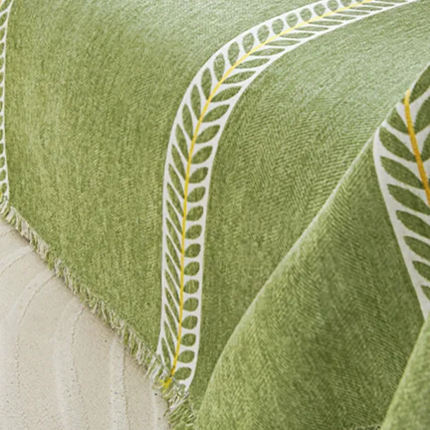 Chenille Sofa Cover Couch Cover Sage Green Couch Protector Sofa Blanket Sofa Throw Cover for Couches Washable Sectional Sofa Couch Covers for Dogs