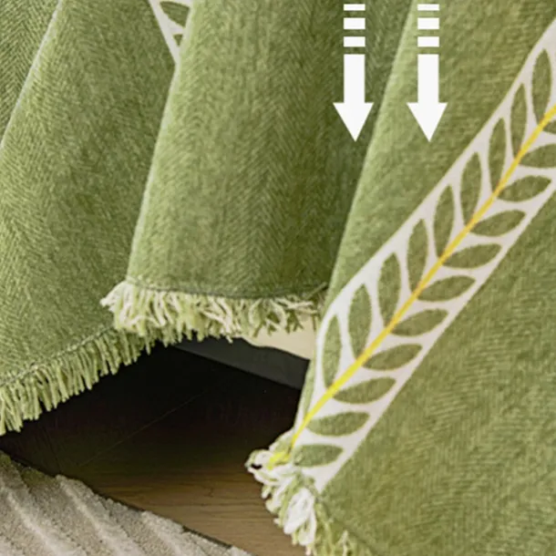 Chenille Sofa Cover Couch Cover Sage Green Couch Protector Sofa Blanket Sofa Throw Cover for Couches Washable Sectional Sofa Couch Covers for Dogs