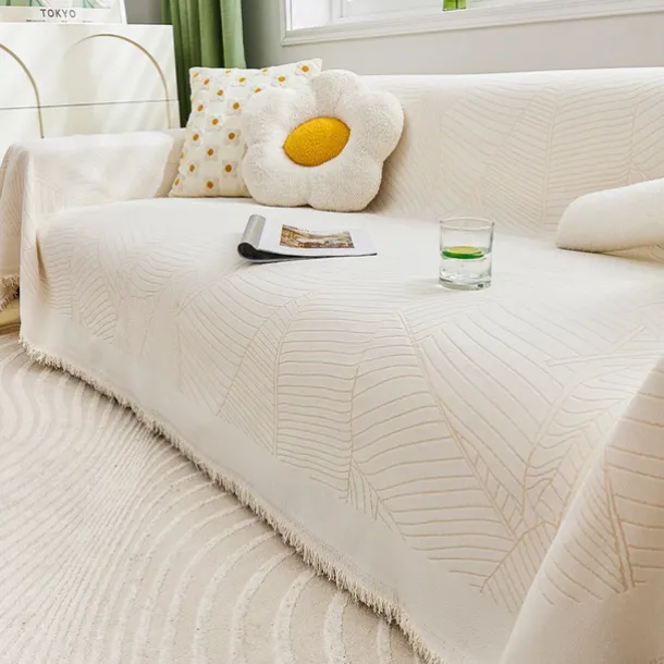 Chenille Sofa Cover Couch Cover Sage Green Couch Protector Sofa Blanket Sofa Throw Cover for Couches Washable Sectional Sofa Couch Covers for Dogs