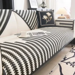 Chenille Sofa Cushion Four Seasons Universal High-Grade Cushion Non-Slip Leather Sofa Cover Luxurious and Durable Perfect for Year-Round Use Easy to Clean and Install Enhances Home Decor