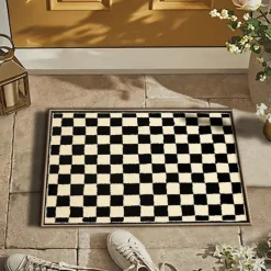 Chess Board Doormat Kitchen Mat Floor Mat Non-Slip Area Rug Oil Proof Rug Indoor Outdoor Mat Bedroom Decor Bathroom Mat Entrance Rug