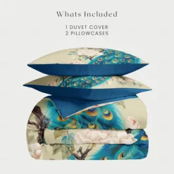 Chinese Scenery Series Landscape Pattern Duvet Cover Set Comforter Set,printed Boho Comforter Cover Cotton Bedding Sets With Envelope Pillowcase, Room Decor King Queen Duvet Cover