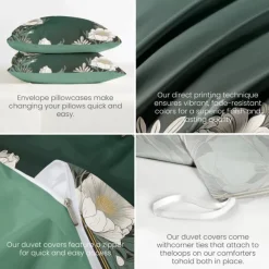 Chinese Scenery Series Landscape Pattern Duvet Cover Set Comforter Set,printed Boho Comforter Cover Cotton Bedding Sets With Envelope Pillowcase, Room Decor King Queen Duvet Cover