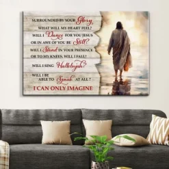 Christ Wall Art Canvas Jesus Words Prints and Posters Abstract Portrait Pictures Decorative Fabric Painting For Living Room Pictures No Frame