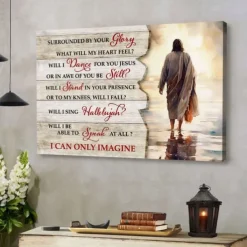 Christ Wall Art Canvas Jesus Words Prints and Posters Abstract Portrait Pictures Decorative Fabric Painting For Living Room Pictures No Frame