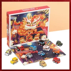 Christmas Advent Calendar 2025, Advent Calendar Children with 24 Days Countdown Pulls Back Cars Toy Christmas Countdown Calendar Blind Box Gift for Kids Boys and Girls