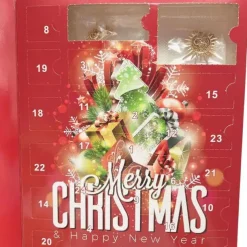 Christmas Advent Calendar 2025 Xmas Gift Countdown Bracelets Making Kit 24 Days Christmas Gift DIY Charm Beads and Bracelets for Girls Women Kids