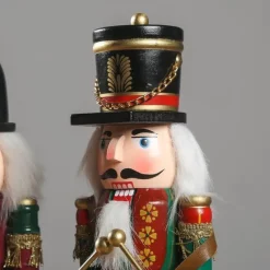 Christmas Nutcracker Christmas Walnut Soldier Decoration Bookcase Living Room Study Wooden Crafts Decoration