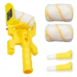 Clean-Cut Paint Edger Roller Brush Painting Safe Tools Set for Wall Ceiling