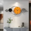 Clocks Light Luxury Modern Minimalist Clocks Home Restaurant Wall Decorations Mural Creative Living Room Wall Clocks 80*29CM 100*40CM