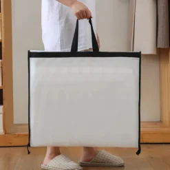 Clothes Dust Cover Garment Bag for Suit Dress Jacket Coat, Dustproof Breathable Protector for Travel, Wedding Dress Bridal Gown Long Storage Bag, Thickened Cover