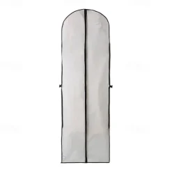 Clothes Dust Cover Garment Bag for Suit Dress Jacket Coat, Dustproof Breathable Protector for Travel, Wedding Dress Bridal Gown Long Storage Bag, Thickened Cover
