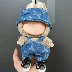 Clothes ForLabubu, Clothes Set ForLabubu Doll, Hat Clothes Backpack ForLabubu, Stylish Adorable Dolls Clothes Accessories (No Doll)