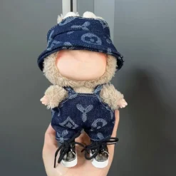 Clothes ForLabubu, Clothes Set ForLabubu Doll, Hat Clothes Backpack ForLabubu, Stylish Adorable Dolls Clothes Accessories (No Doll)