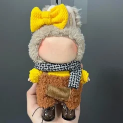 Clothes ForLabubu, Clothes Set ForLabubu Doll, Hat Clothes Backpack ForLabubu, Stylish Adorable Dolls Clothes Accessories (No Doll)