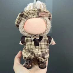 Clothes ForLabubu, Clothes Set ForLabubu Doll, Hat Clothes Backpack ForLabubu, Stylish Adorable Dolls Clothes Accessories (No Doll)