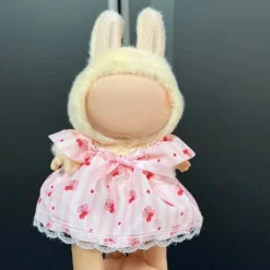 Clothes ForLabubu, Clothes Set ForLabubu Doll, Hat Clothes Backpack ForLabubu, Stylish Adorable Dolls Clothes Accessories (No Doll)