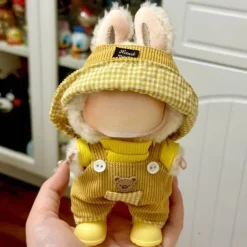 Clothes ForLabubu, Clothes Set ForLabubu Doll, Hat Clothes Backpack ForLabubu, Stylish Adorable Dolls Clothes Accessories (No Doll)