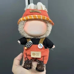 Clothes ForLabubu, Clothes Set ForLabubu Doll, Hat Clothes Backpack ForLabubu, Stylish Adorable Dolls Clothes Accessories (No Doll)