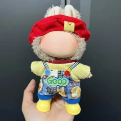 Clothes ForLabubu, Clothes Set ForLabubu Doll, Hat Clothes Backpack ForLabubu, Stylish Adorable Dolls Clothes Accessories (No Doll)