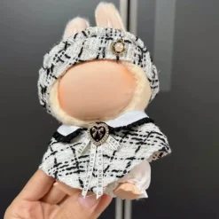 Clothes ForLabubu, Clothes Set ForLabubu Doll, Hat Clothes Backpack ForLabubu, Stylish Adorable Dolls Clothes Accessories (No Doll)