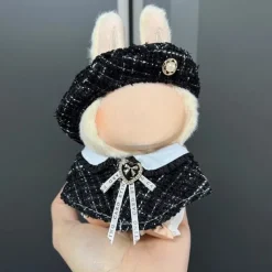 Clothes ForLabubu, Clothes Set ForLabubu Doll, Hat Clothes Backpack ForLabubu, Stylish Adorable Dolls Clothes Accessories (No Doll)